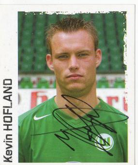 Kevin Hofland  VFL Wolfsburg  2004/2005  Panini Bundesliga Sticker original signiert 