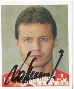 Vratislav Lokvenc  FC Kaiserslautern  2002/2003  Panini Bundesliga Sticker original signiert 