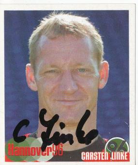 Carsten Linke  Hannover 96   2002/2003  Panini Bundesliga Sticker original signiert 