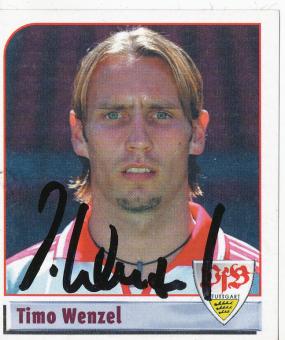 Timo Wenzel  VFB Stuttgart   2002  Panini Bundesliga Sticker original signiert 