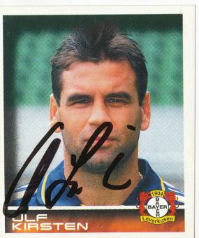 Ulf Kirsten  Bayer 04 Leverkusen  2001  Panini Bundesliga Sticker original signiert 