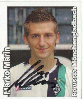 Marko Marin  Borussia Mönchengladbach  2008/2009  Panini Bundesliga Sticker original signiert 