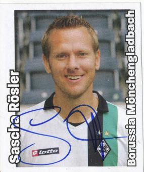 Sascha Rösler  Borussia Mönchengladbach  2008/2009  Panini Bundesliga Sticker original signiert 