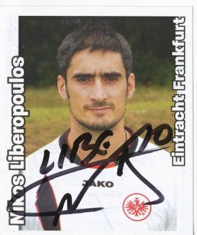 Nikos Liberopoulos  Eintracht Frankfurt  2008/2009  Panini Bundesliga Sticker original signiert 