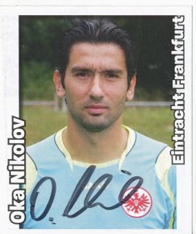 Oka Nikolov  Eintracht Frankfurt  2008/2009  Panini Bundesliga Sticker original signiert 