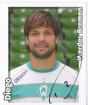 Diego    SV Werder Bremen    2008/2009  Panini Bundesliga Sticker original signiert 