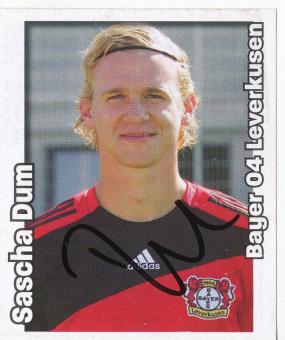 Sascha Dum   Bayer 04 Leverkusn   2008/2009  Panini Bundesliga Sticker original signiert 