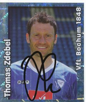 Thomas Zdebel  VFL Bochum   2008/2009  Panini Bundesliga Sticker original signiert 