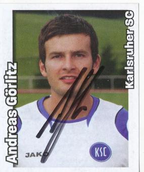 Andreas Görlitz  Karlsruher SC   2008/2009  Panini Bundesliga Sticker original signiert 