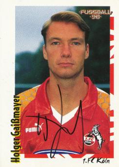 Holger Gaißmayer  FC Köln  1998  Panini Bundesliga Sticker original signiert 