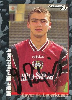 Mike Rietpietsch  Bayer 04 Leverkusen  1997  Panini Bundesliga Sticker original signiert 