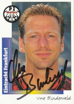 Uwe Bindewald  Eintracht Frankfurt  1996  Panini Bundesliga Sticker original signiert 