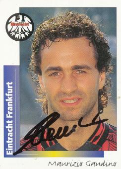 Maurizio Gaudino  Eintracht Frankfurt  1996  Panini Bundesliga Sticker original signiert 