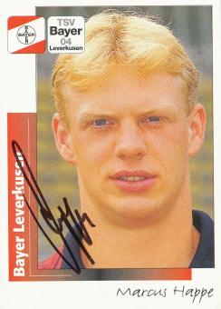 Marcus Happe  Bayer 04 Leverkusen  1996  Panini Bundesliga Sticker original signiert 