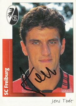 Jens Todt   SC Freiburg  1996  Panini Bundesliga Sticker original signiert 
