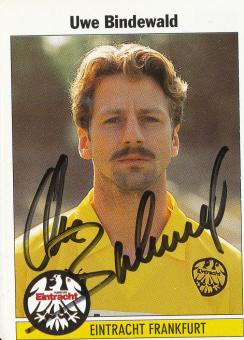 Uwe Bindewald  Eintracht Frankfurt  1995  Panini Bundesliga Sticker original signiert 