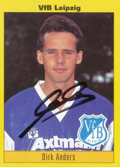 Dirk Anders  VFB Leipzig  1994  Panini Bundesliga Sticker original signiert 