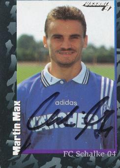 Martin Max  FC Schalke 04    1997  Panini Bundesliga Sticker original signiert 