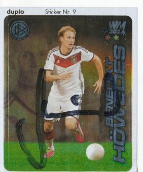 Benedikt Höwedes  DFB WM 2014 Duplo Sticker original signiert 