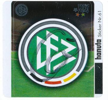 Joachim Löw  DFB WM 2014 Hanuta  Sticker original signiert 