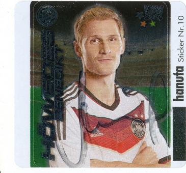 Benedikt Höwedes  DFB WM 2014 Hanuta  Sticker original signiert 