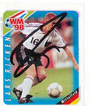 Lars Ricken  DFB WM 1998 Duplo Sticker original signiert 
