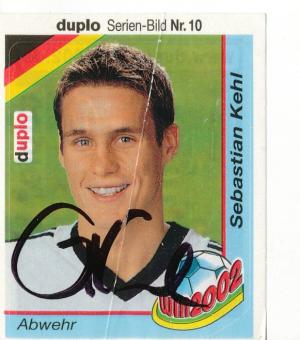 Sebastian Kehl  DFB WM 2002 Duplo Sticker original signiert 