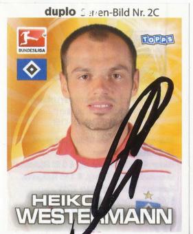 Heiko Westermann  Hamburger SV  Duplo Sticker original signiert 