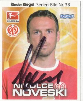 Nicolce Noveski  FSV Mainz 05  Kinder Riegel Sticker original signiert 