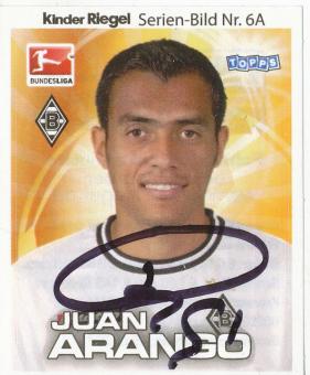 Juan Arango  Borussia Mönchengladbach  Kinder Riegel Sticker original signiert 