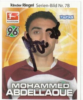 Mohammed Abdellaoue  Hannover 96  Kinder Riegel Sticker original signiert 