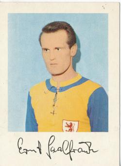Ernst Saalfrank  Eintracht Braunschweig  1963/64  Sammelbild Druck signiert 