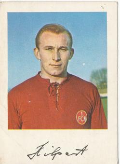 Helmut Hilpert  FC Nürnberg  1963/64  Sammelbild Druck signiert 