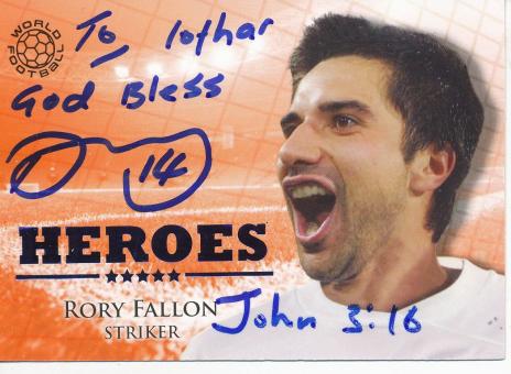Rory Fallon  Neuseeland  Heros  Card original signiert 