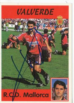 Valverde  RCD Mallorca  1997/1998  Panini Card original signiert 