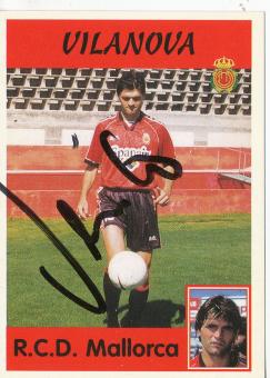 Vilanova  RCD Mallorca  1997/1998  Panini Card original signiert 