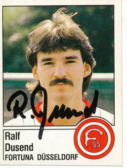 Ralf Dusend  Fortuna Düsseldorf  1987  Panini Bundesliga Sticker original signiert 