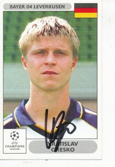Vratislav Gresko  Bayer 04 Leverkusen  Panini  CL  Sticker original signiert 