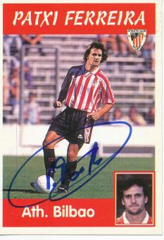 Patxi Ferreira  Athletico Bilbao  1997/1998  Panini Card original signiert 