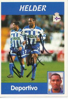 Helder   Deportivo La Coruna 1997/1998  Panini Card original signiert 