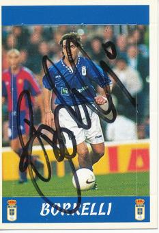 Juan Jose Borrelli  Real Oviedo  Panini Card original signiert 