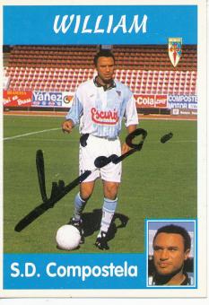 William Amaral  SD Compostela  1997/1998  Panini Card original signiert 