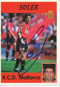 Francisco Soler  RCD Mallorca  1997/1998  Panini Card original signiert 