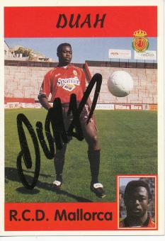 Emmanuel Duah  RCD Mallorca  1997/1998  Panini Card original signiert 