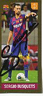 Sergio Busquets  FC Barcelona  Panini  CL  Sticker original signiert 