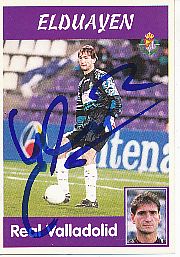 Agustin Elduayen  Real Valladolid  1997/1998  Panini Card original signiert 