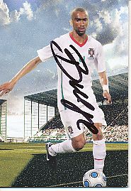 Jose Bosingwa  Portugal  Fußball Trading Card original signiert 