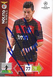 Nolito  Benfica Lissabon  2012/2013  Panini CL Card original signiert 