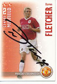 Darren Fletcher  Manchester United   Fußball Card original signiert 