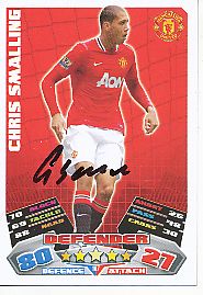 Chris Smalling  Manchester United   Fußball Card original signiert 